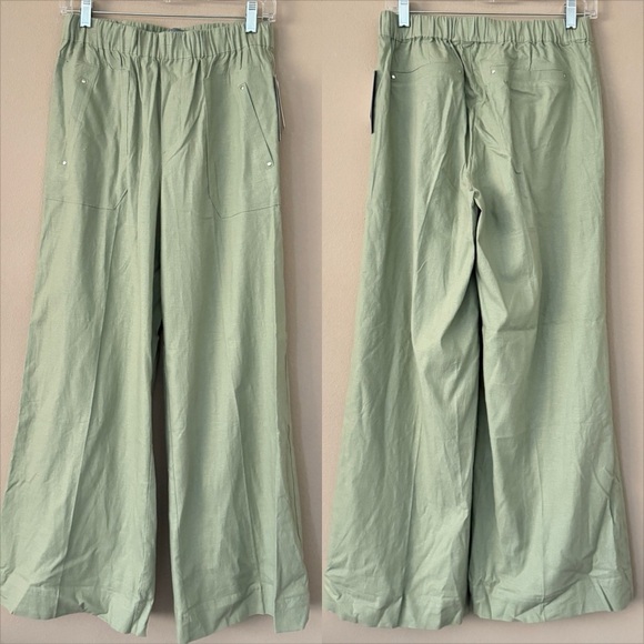 Wit & Wisdom Pants - NWT Nordstrom Wit&wisdom linen high rise wide leg pants S